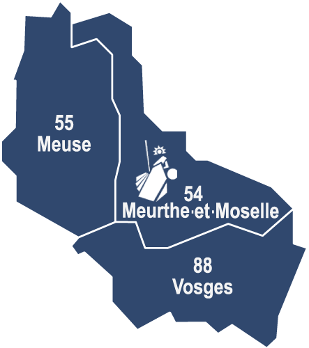 Compétence huissier départements (54, 55 et 88)